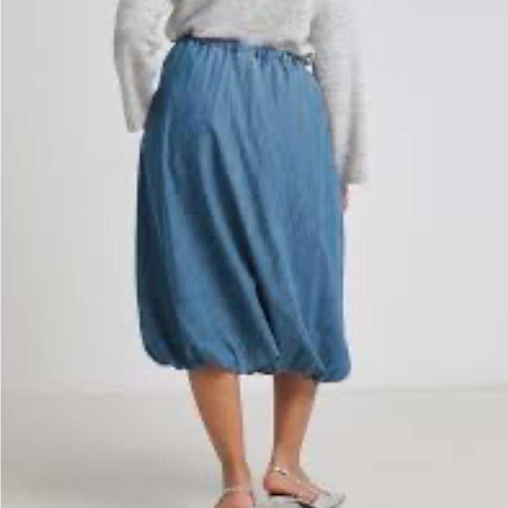 NWT medium studio west Jean bubble skirt 1099